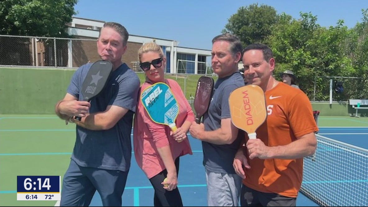 Watch: Good Day team tries to learn pickleball